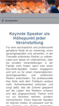 Mobile Screenshot of key-note-speaker.info